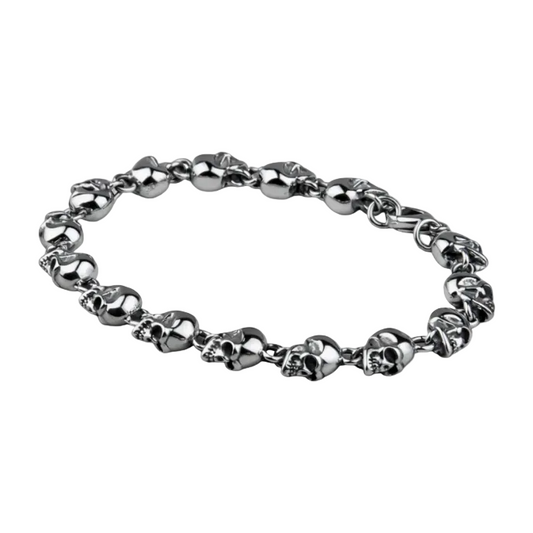 Small Skull Chain Bracelet