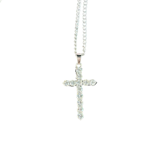 Bejeweled Cross Necklace