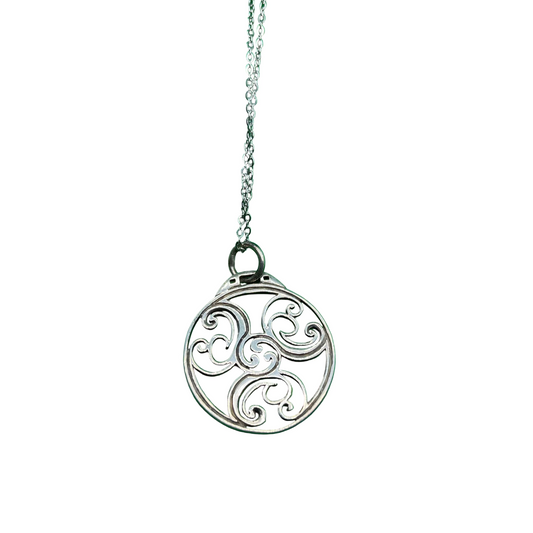 Silver Flower Necklace