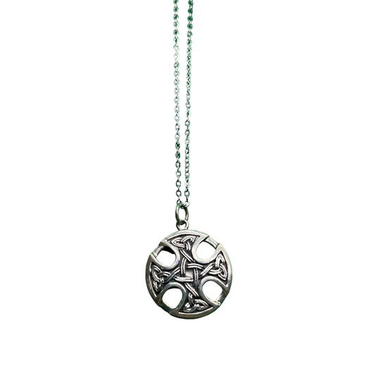 Silver Celtic Cross Necklace