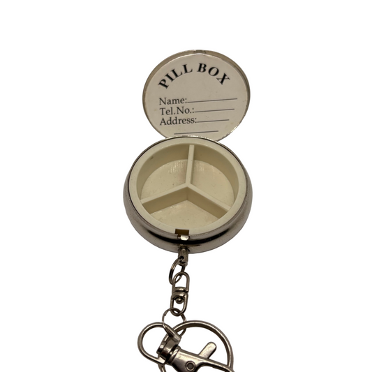 Pillbox Keychain