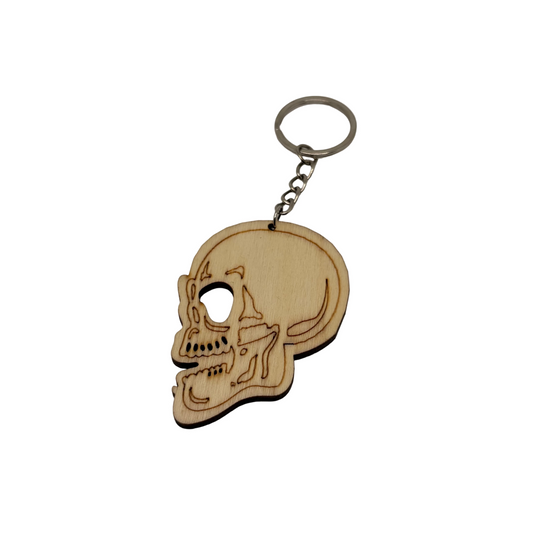 Skull Profile Keychain