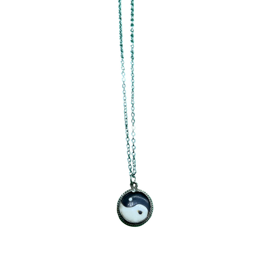 Silver Yin-Yang Necklace