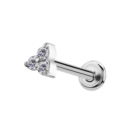 Jewel Flower Helix Piercing