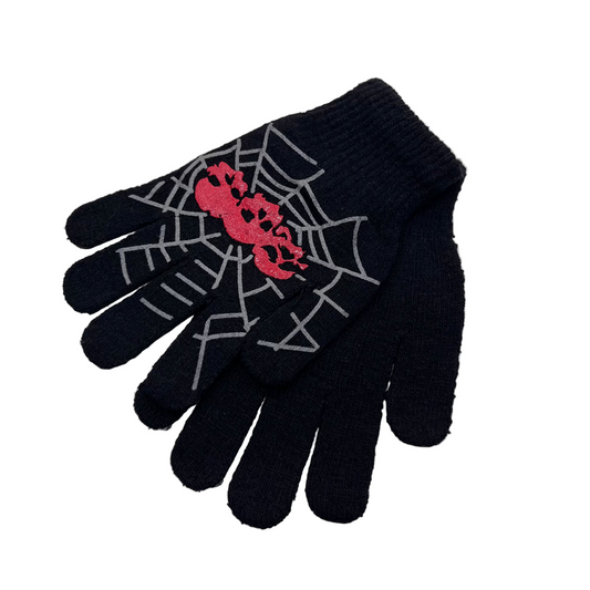 Webbed Skulls Winter Gloves