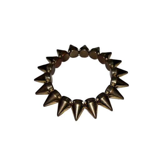 Golden Spikes Bracelet