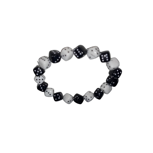Black & White Dice Bracelet