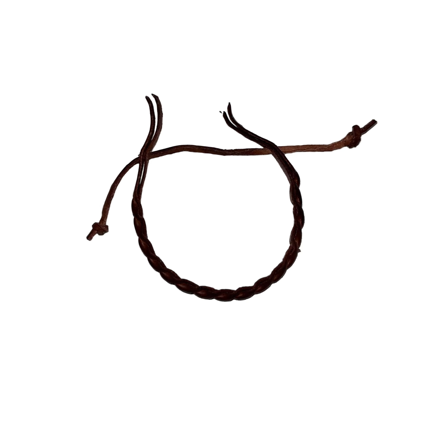 Red Brown Leather Bracelet