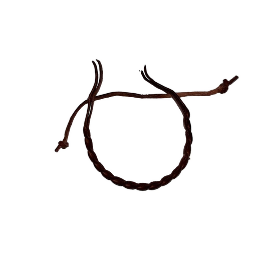 Red Brown Leather Bracelet