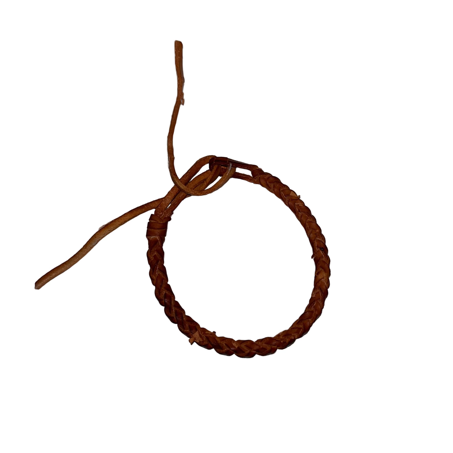 Orange Leather Bracelet