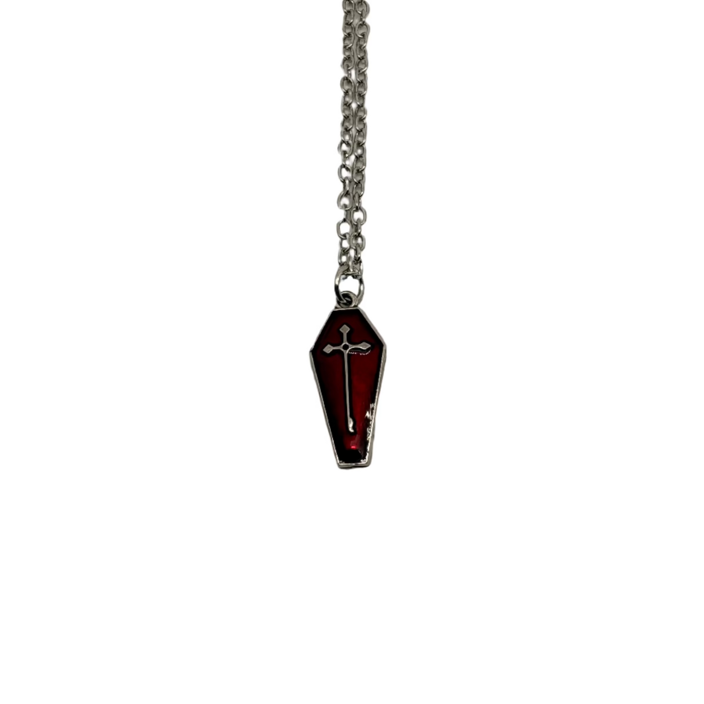 Red Coffin Necklace