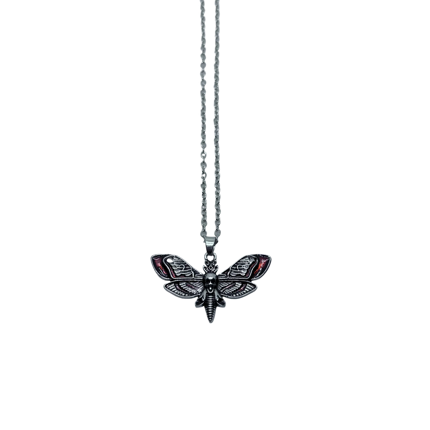 Red Death Moth Necklace