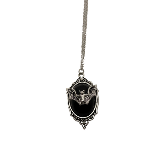 Baroque Bat Necklace