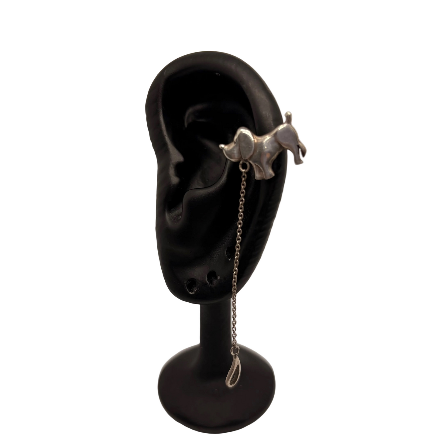 Silver Chained Ear Cuffs