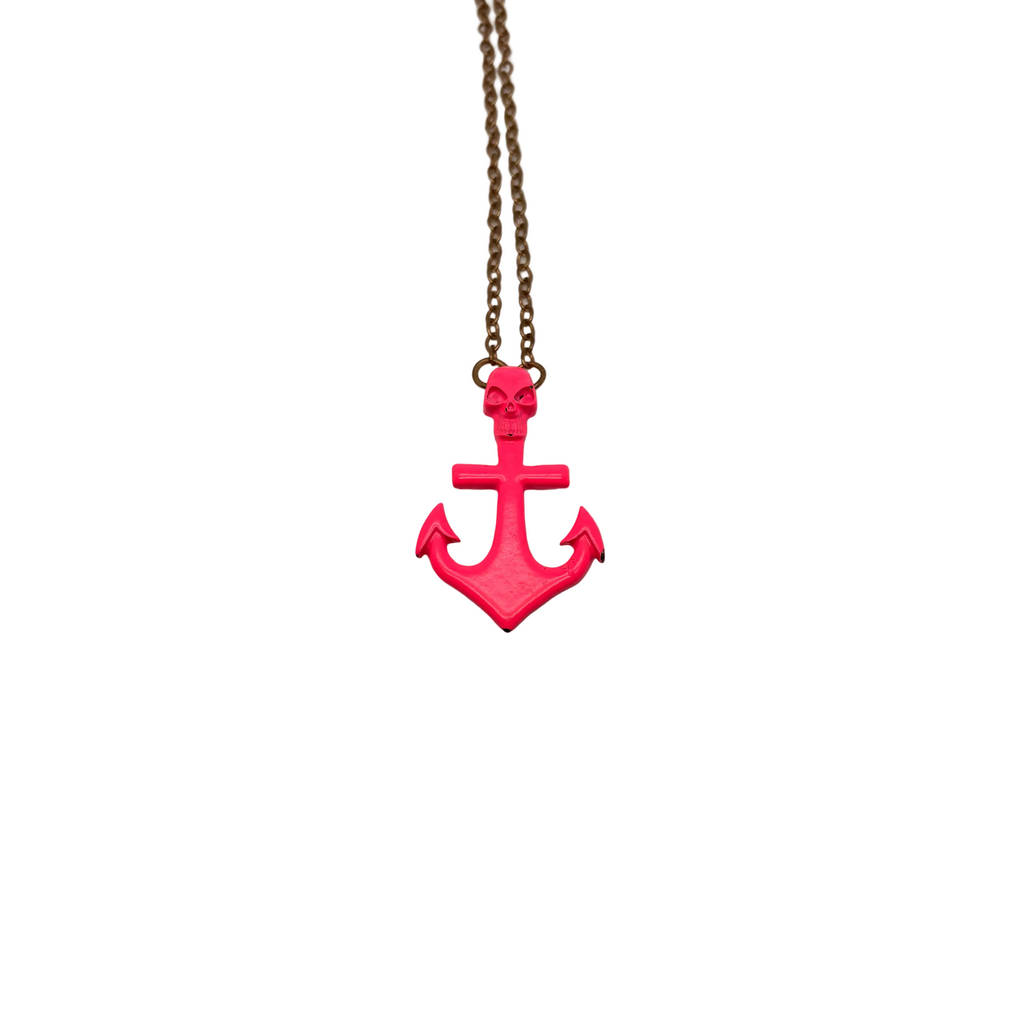 Skull Anchor Necklace