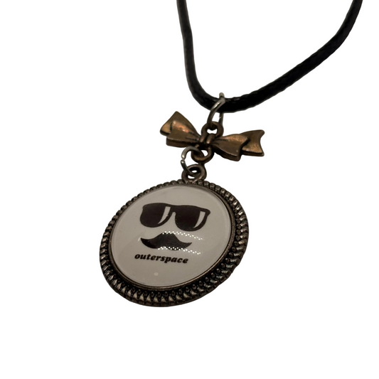 Mustache Sunglasses Necklace