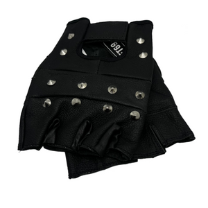 Spike Leather Gloves