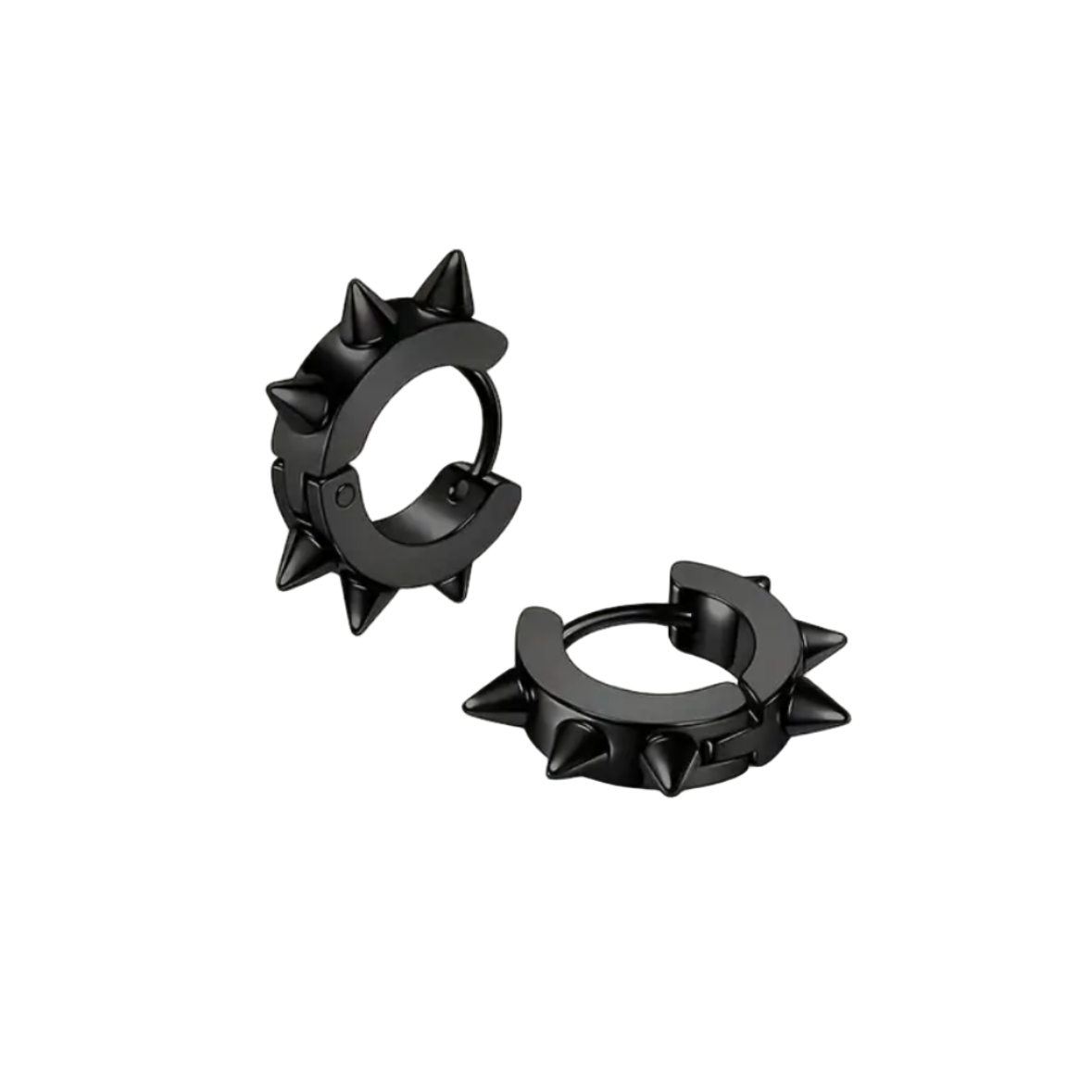 Spiked Black Earring