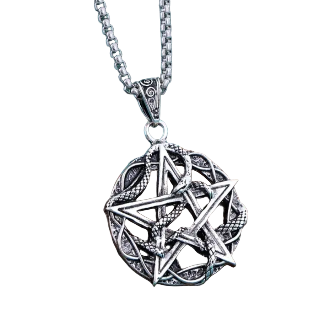 Snaked Pentagram Necklace