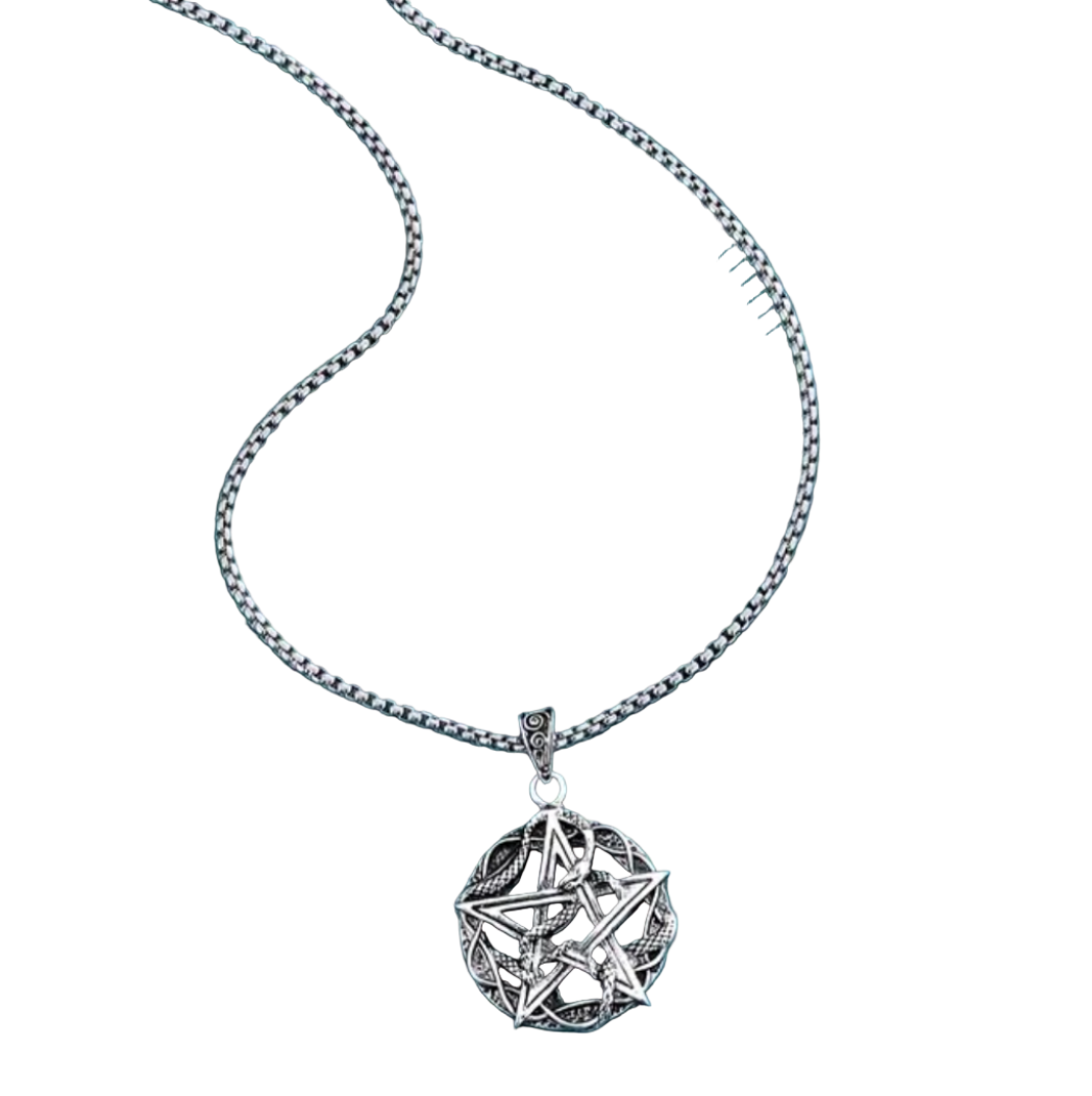 Snaked Pentagram Necklace