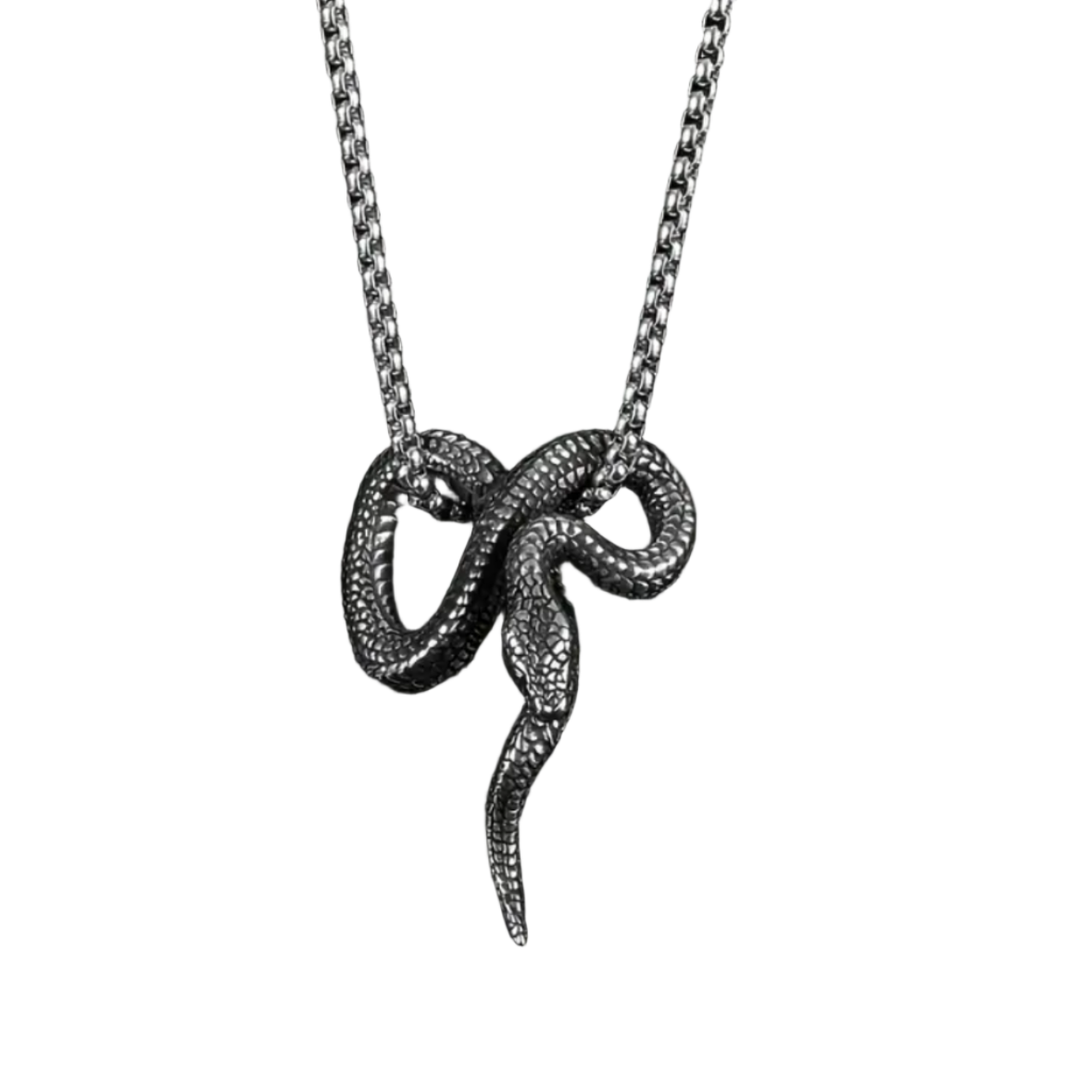 Curled Snake Necklace
