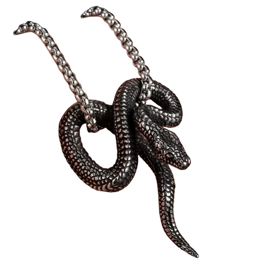 Curled Snake Necklace