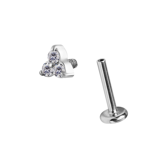 Jewel Flower Helix Piercing