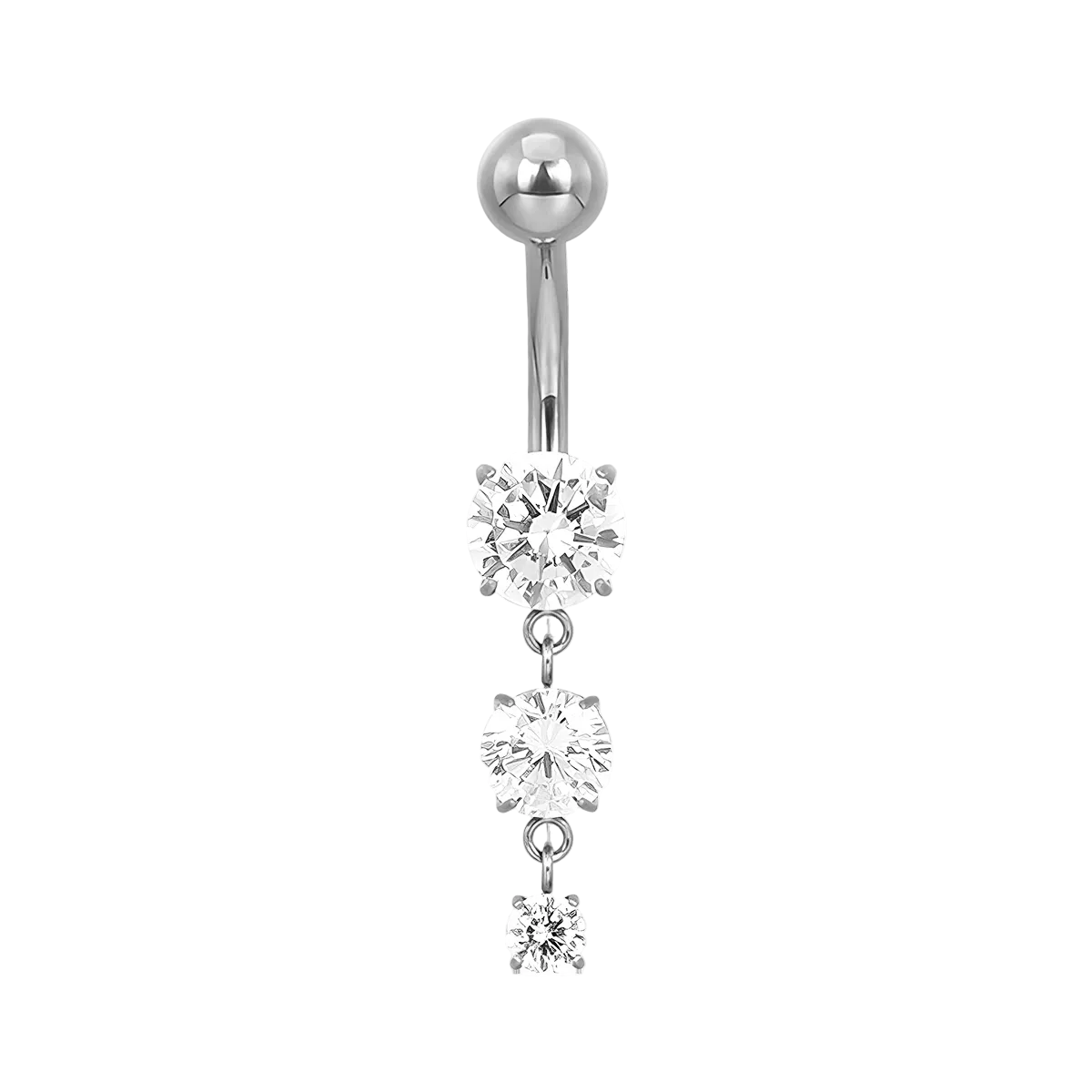Navel Hanging Jewels Titanium