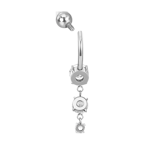Navel Hanging Jewels Titanium