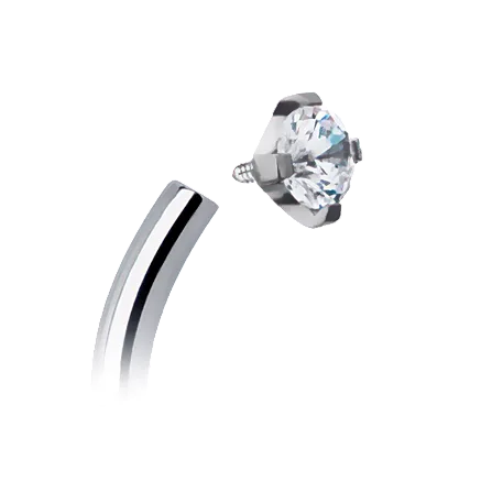 Navel Jewel Heart Titanium