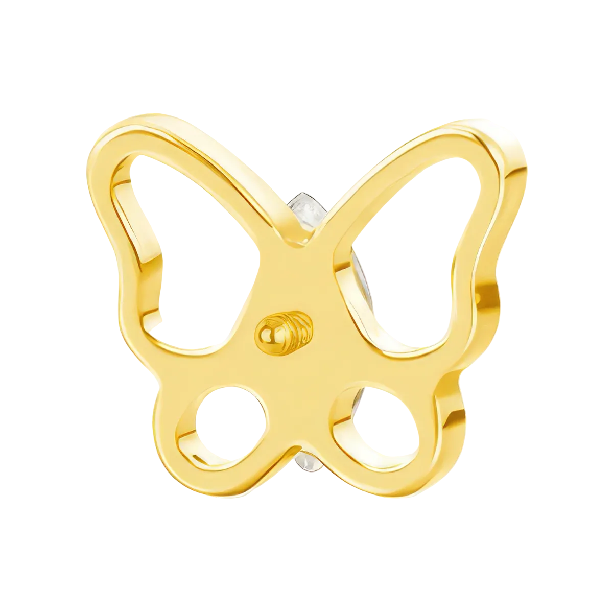 Helix Gold Open Butterfly Titanium