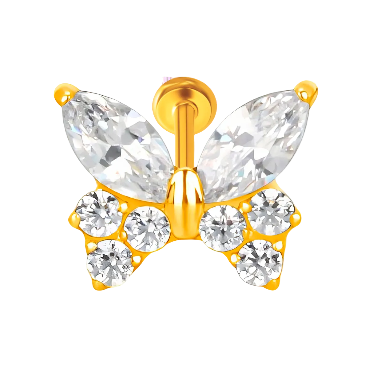 Helix Gold Butterfly Titanium