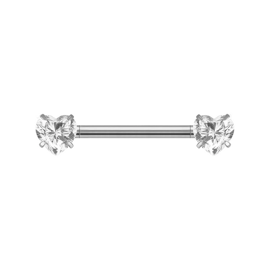 Nipple Heart Jewel Titanium
