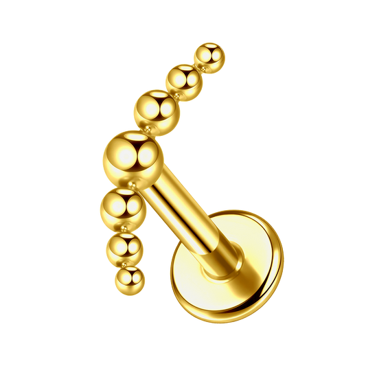 Ball  Helix/Conch Piercing Gold Titanium