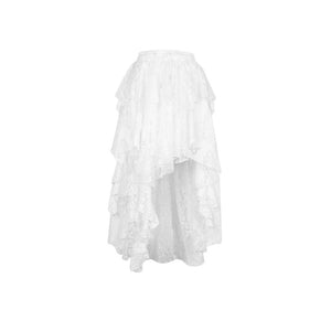 Punk Asymmetric Lace Skirt 159