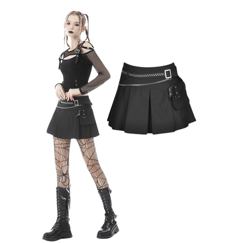 Punk Rock Mini Skirt W/ Bag 209