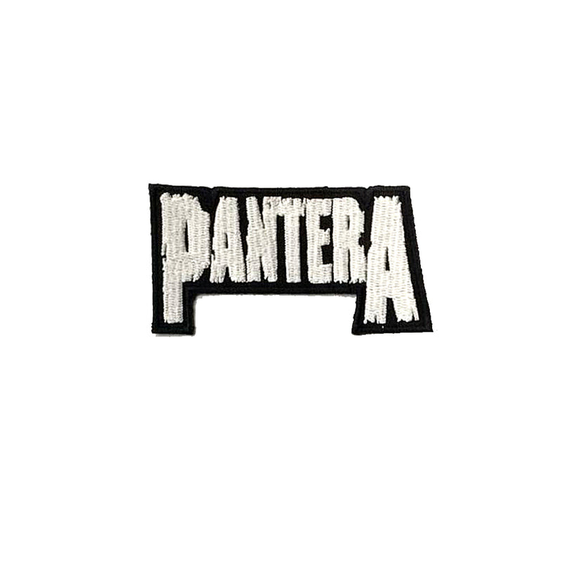 Pantera White Lettering Patch