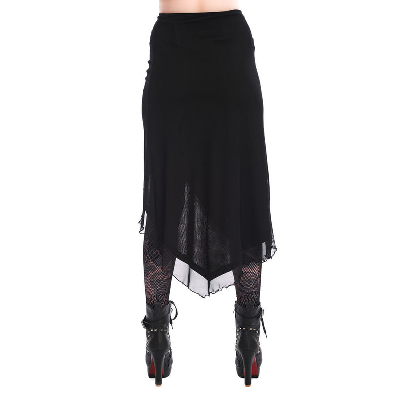 Umbra Mesh Ruched Skirt