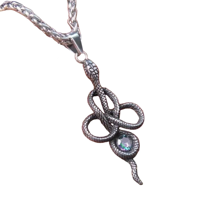 Jewelled Snake Necklace