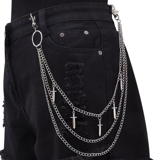 Daggers Triple Chain