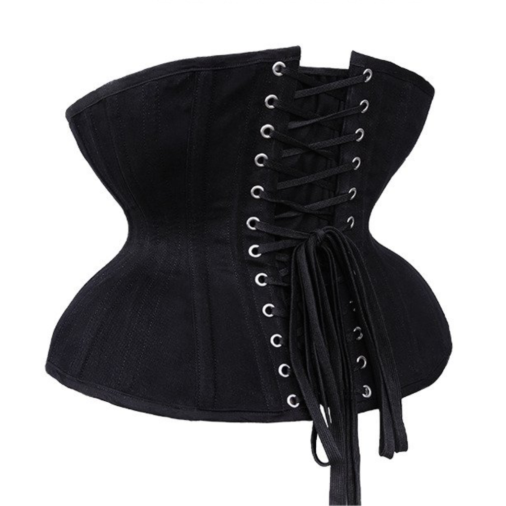 Black Matte Underbust Corset