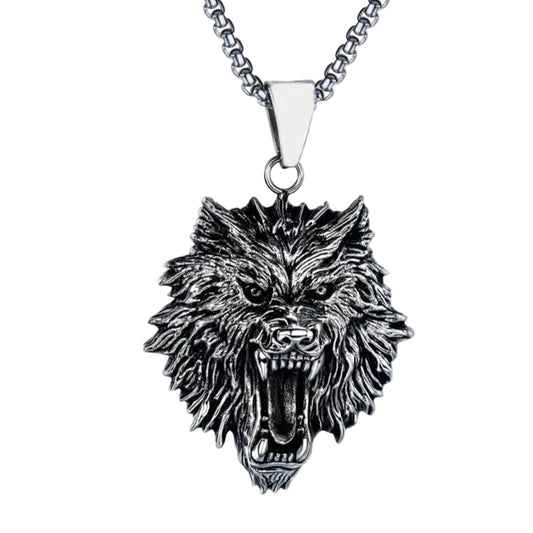 Wolf Head Necklace