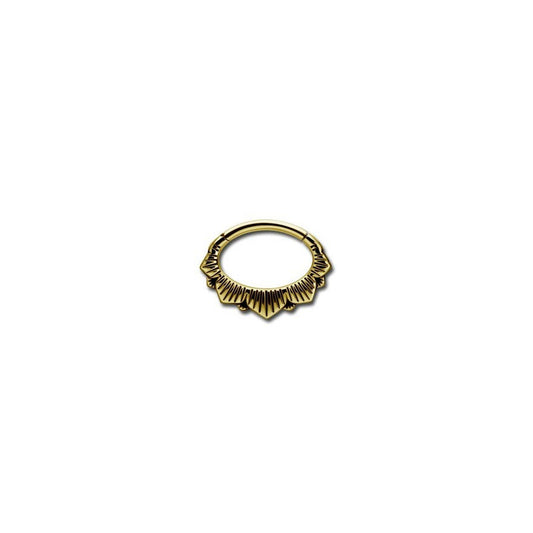Etnic Septum Click Gold 24K Plated 1.2mm - 041