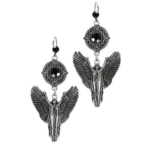 Silver Angel Earrings