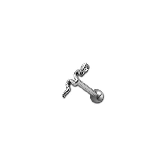 Snake Tragus Piercing