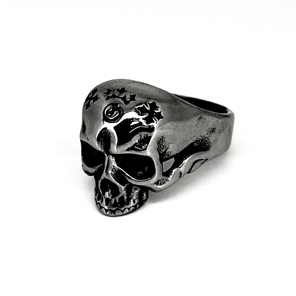 A20 Crowned Skull Ring