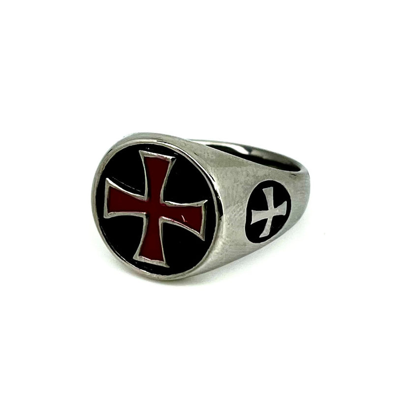 A15 Red Cross Ring