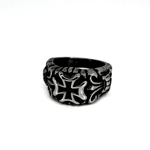 A3 Adorned Cross Ring