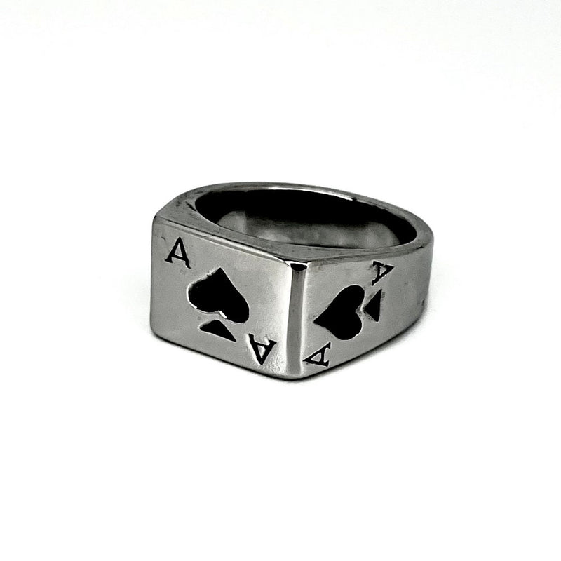 A2 Ace Of Spades Ring