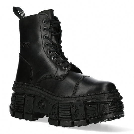 New Rock Combat Boot M-WALL083C-S5